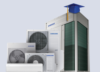 Range of ductless mini-split and VRF equipment sizes